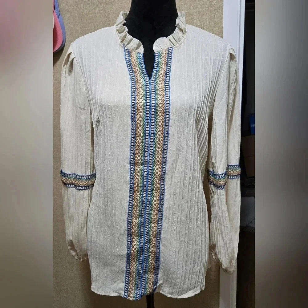 LAST ONE!!! Boho Blouse #297 - Picture 2 of 5